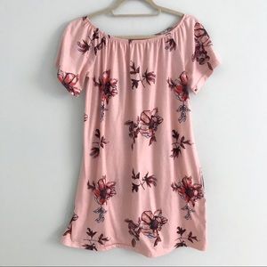 3/$15 Casual Comfortable Off the Shoulder Floral Dress